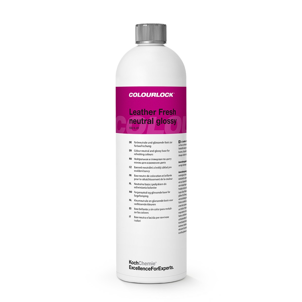 COLOURLOCK "Leather Fresh" (Glossy / Neutral) base neutra y brillante para reavivar la piel