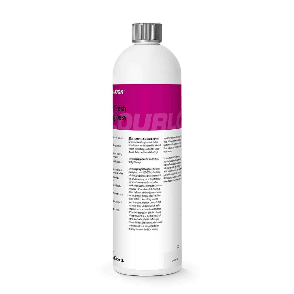 COLOURLOCK "Leather Fresh" (Glossy / Neutral) base neutra y brillante para reavivar la piel
