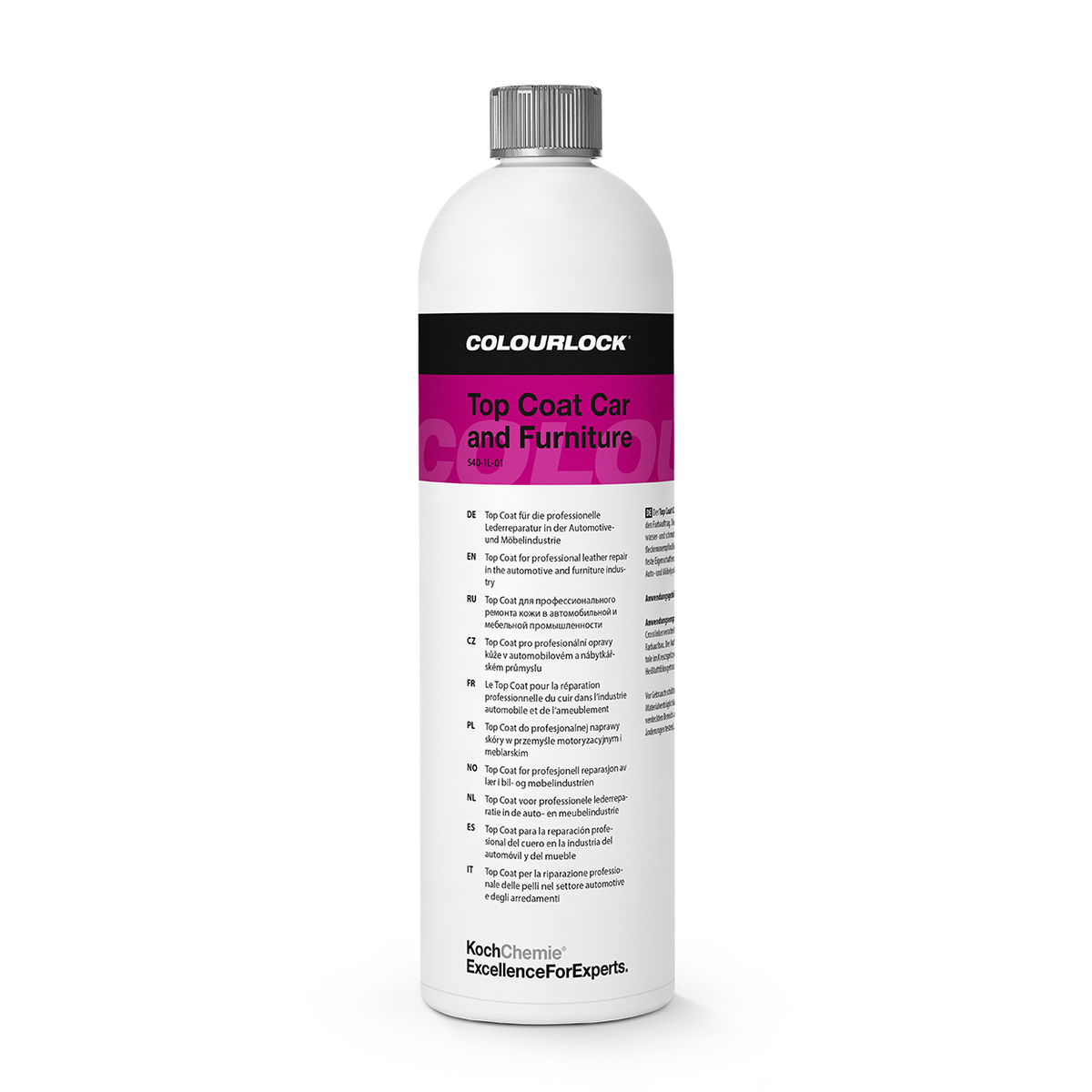 COLOURLOCK "Top Coat" (Car and Funiture) Top Coat para la reparación profesional del cuero en la industria del automóvil y del mueble