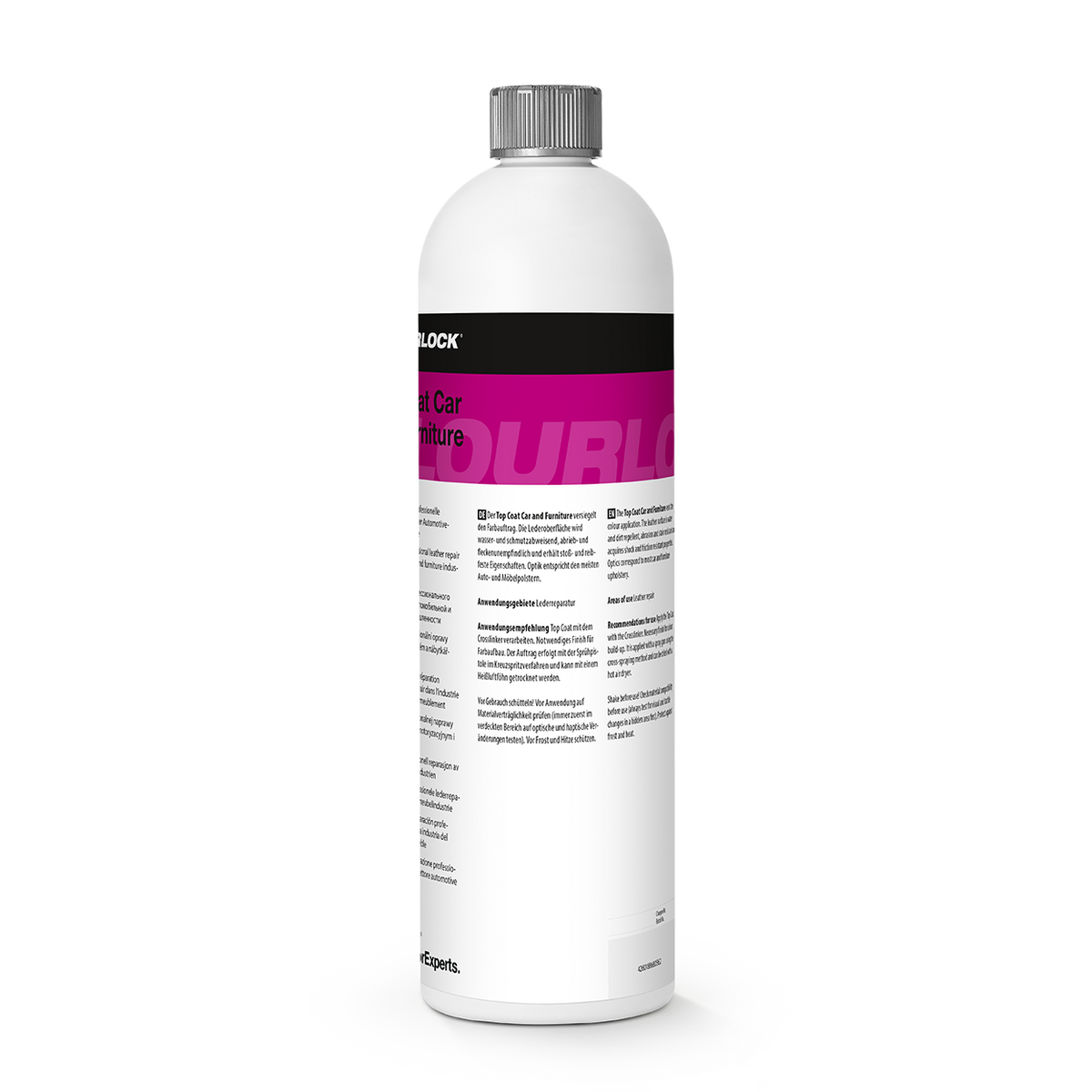 COLOURLOCK "Top Coat" (Car and Funiture) Top Coat para la reparación profesional del cuero en la industria del automóvil y del mueble