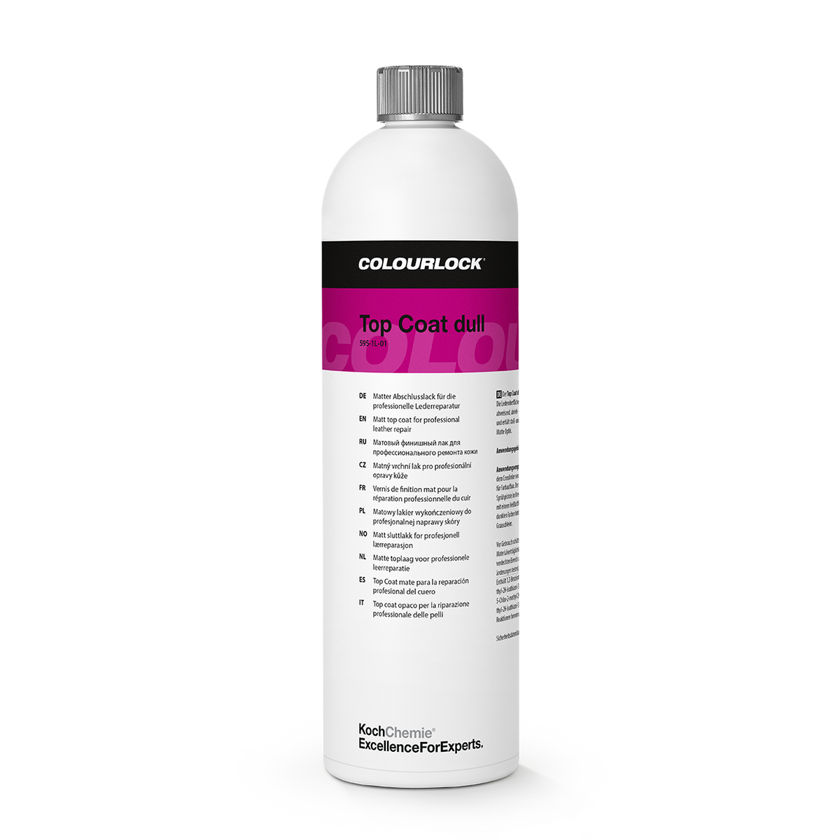 COLOURLOCK "Top Coat" (Dull) laca de acabado mate para la reparación profesional de cuero