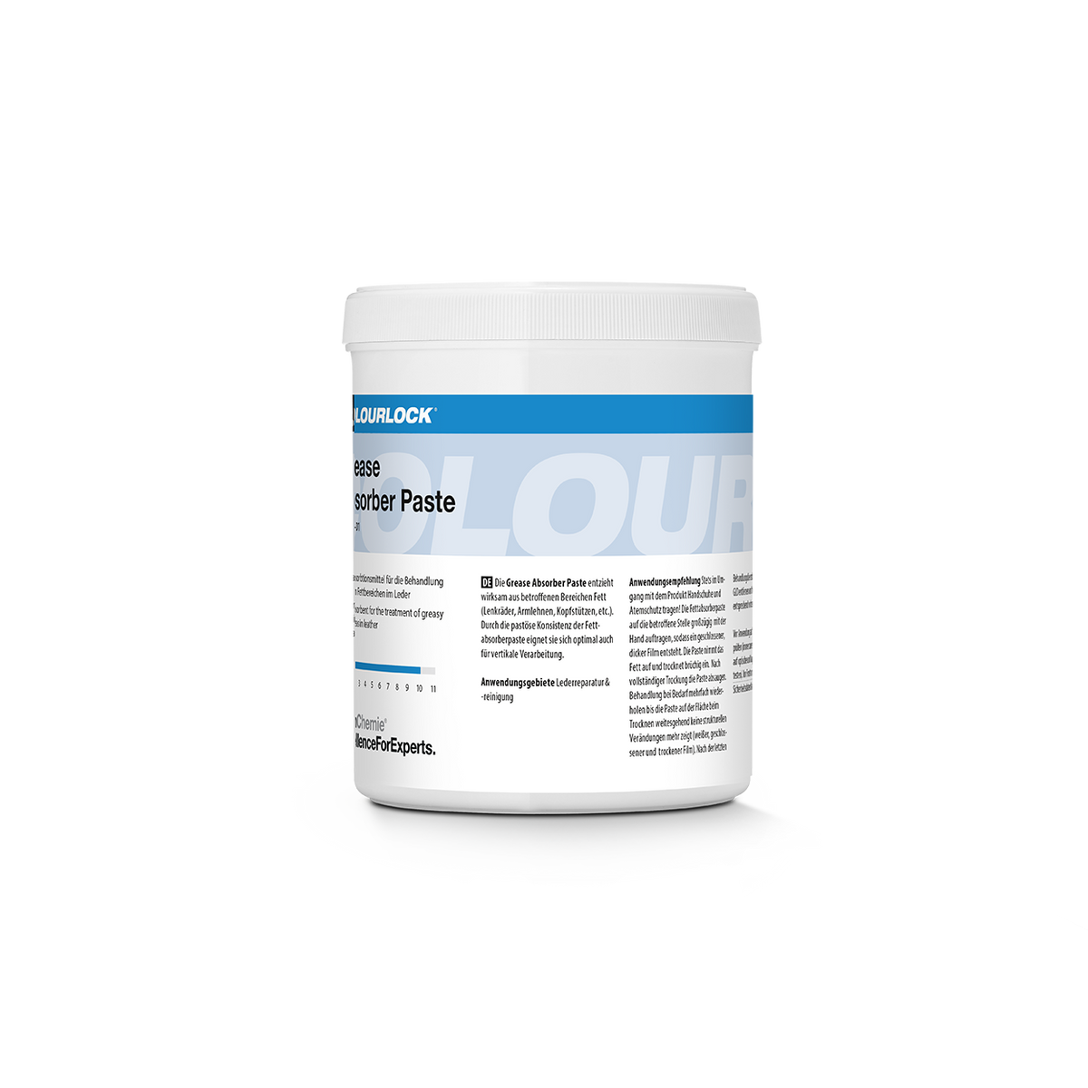 COLOURLOCK "Grease Absorber Paste" — absorbente para tratar las zonas grasas del cuero