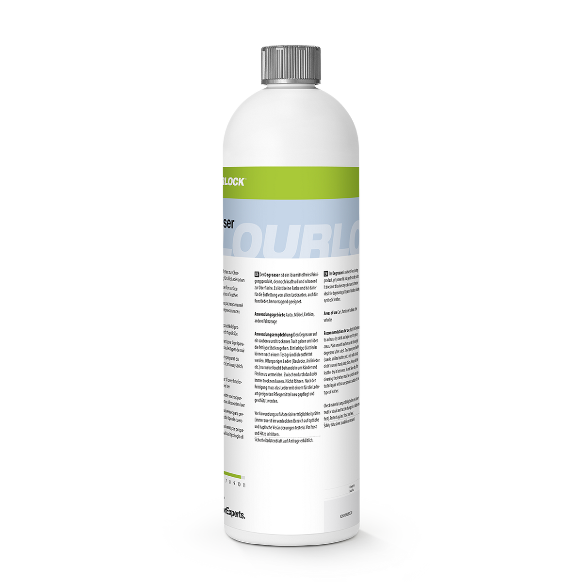 COLOURLOCK "Degreaser" Desengrasante de Piel Sin Disolventes para la Preparación de Superficie en Todos los Tipos de Piel