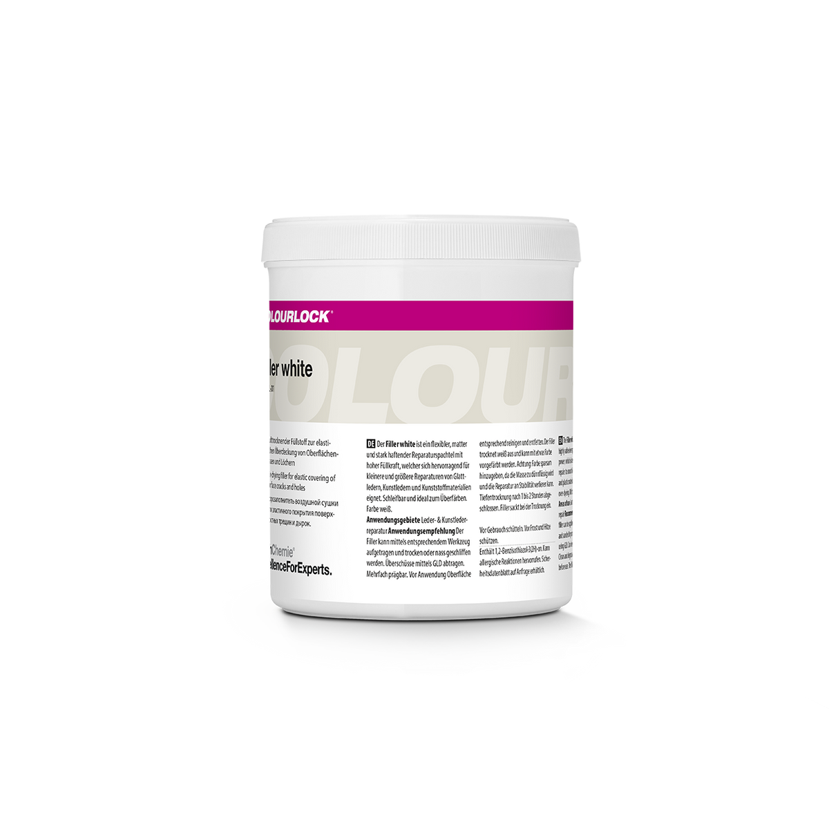 COLOURLOCK "Filler" (White) Relleno de secado al aire para cubrir de forma elástica grietas y agujeros superficiales