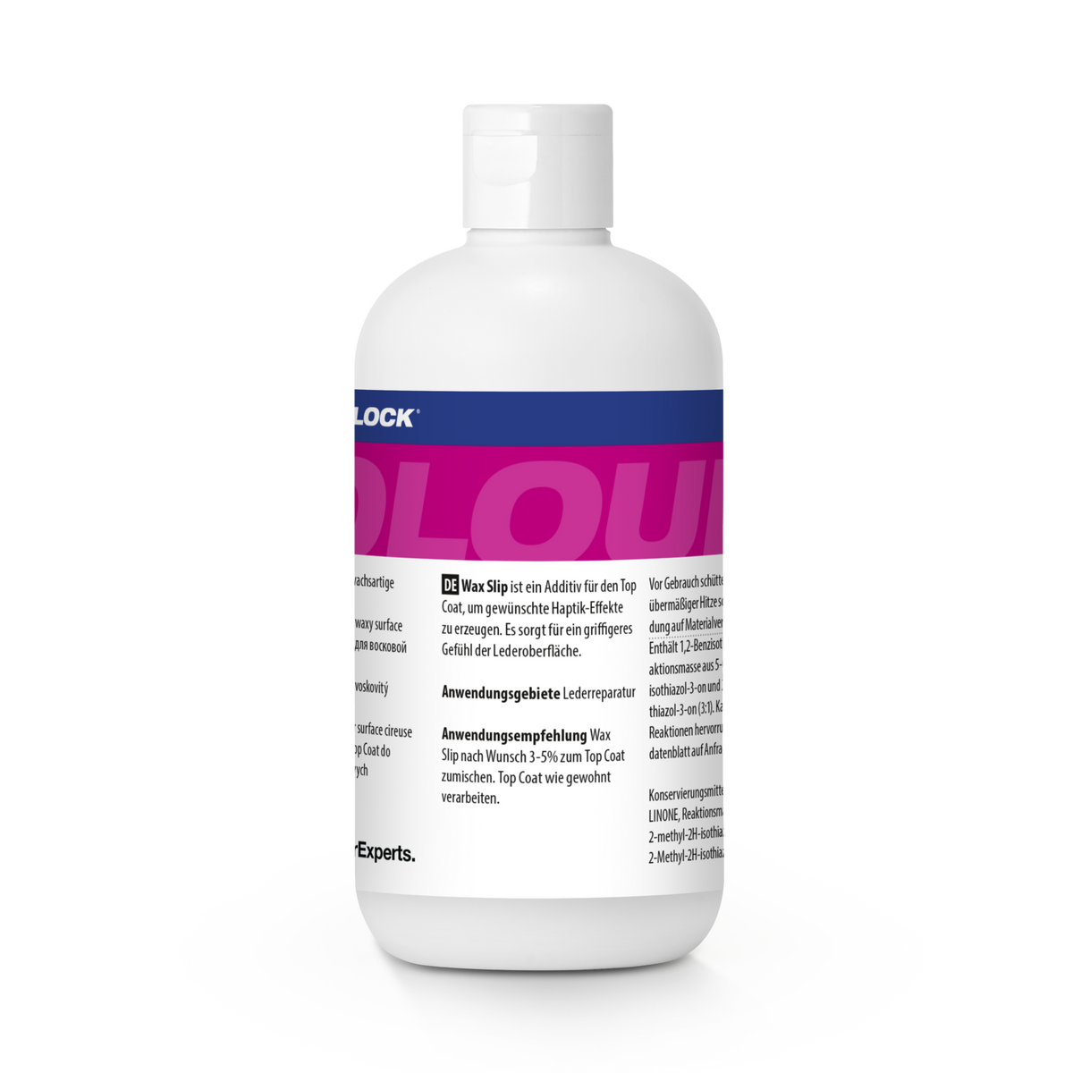 COLOURLOCK "Wax Slip" Top Coat Zusatz für wachsartige Oberflächen