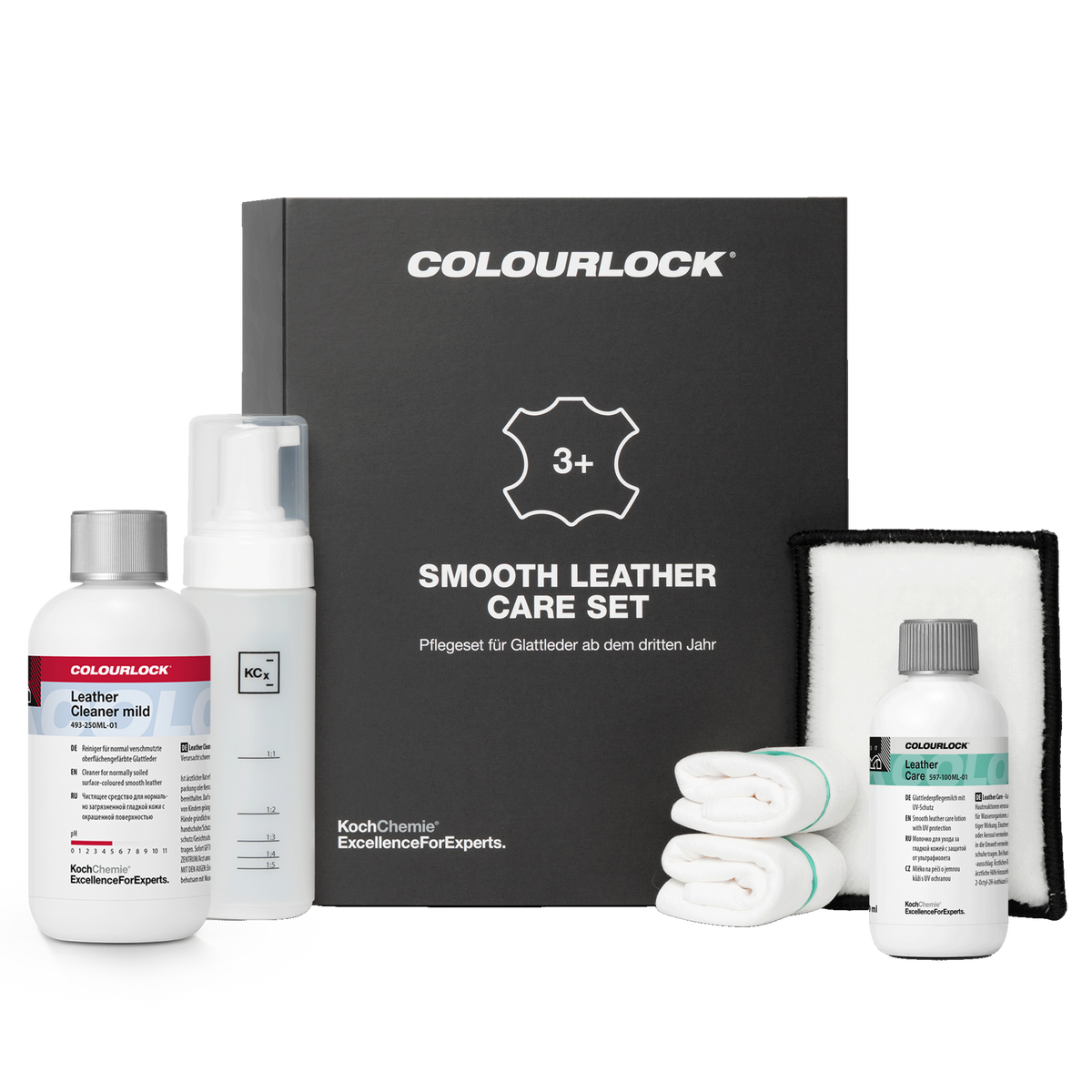 COLOURLOCK "Smooth Leather Care" Set (Pflegeset für Glattleder ab 3 Jahre)