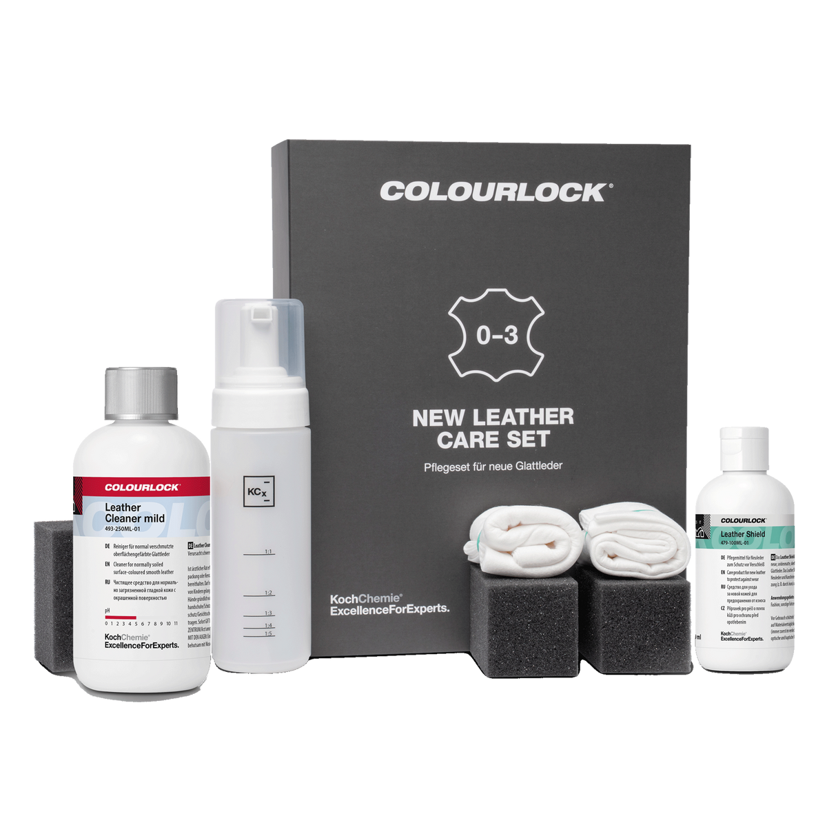 COLOURLOCK "New Leather Care" Set (Pflegeset für neue Glattleder bis 3 Jahre)