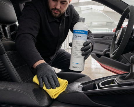 Detailing1 Koch-Chemie COLOURLOCK Pol Star auf Glattleder-Sitz im Porsche 911 GT3 RS (Desktop)