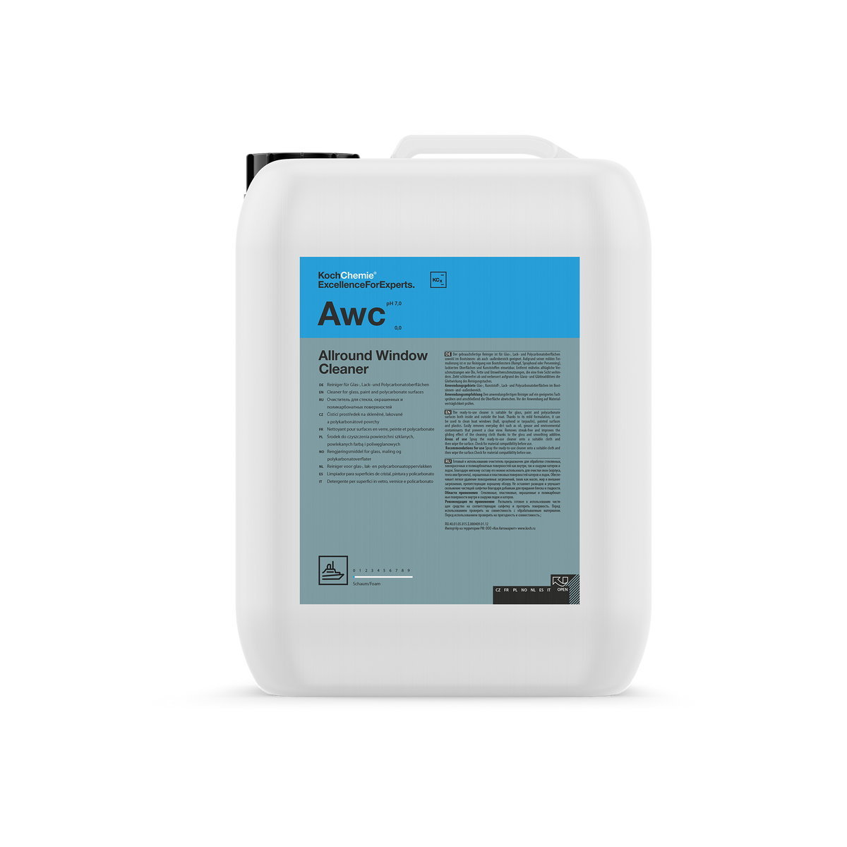 Allround Window Cleaner "Awc" limpiador para vidrio, pintura y policarbonato (línea marine)