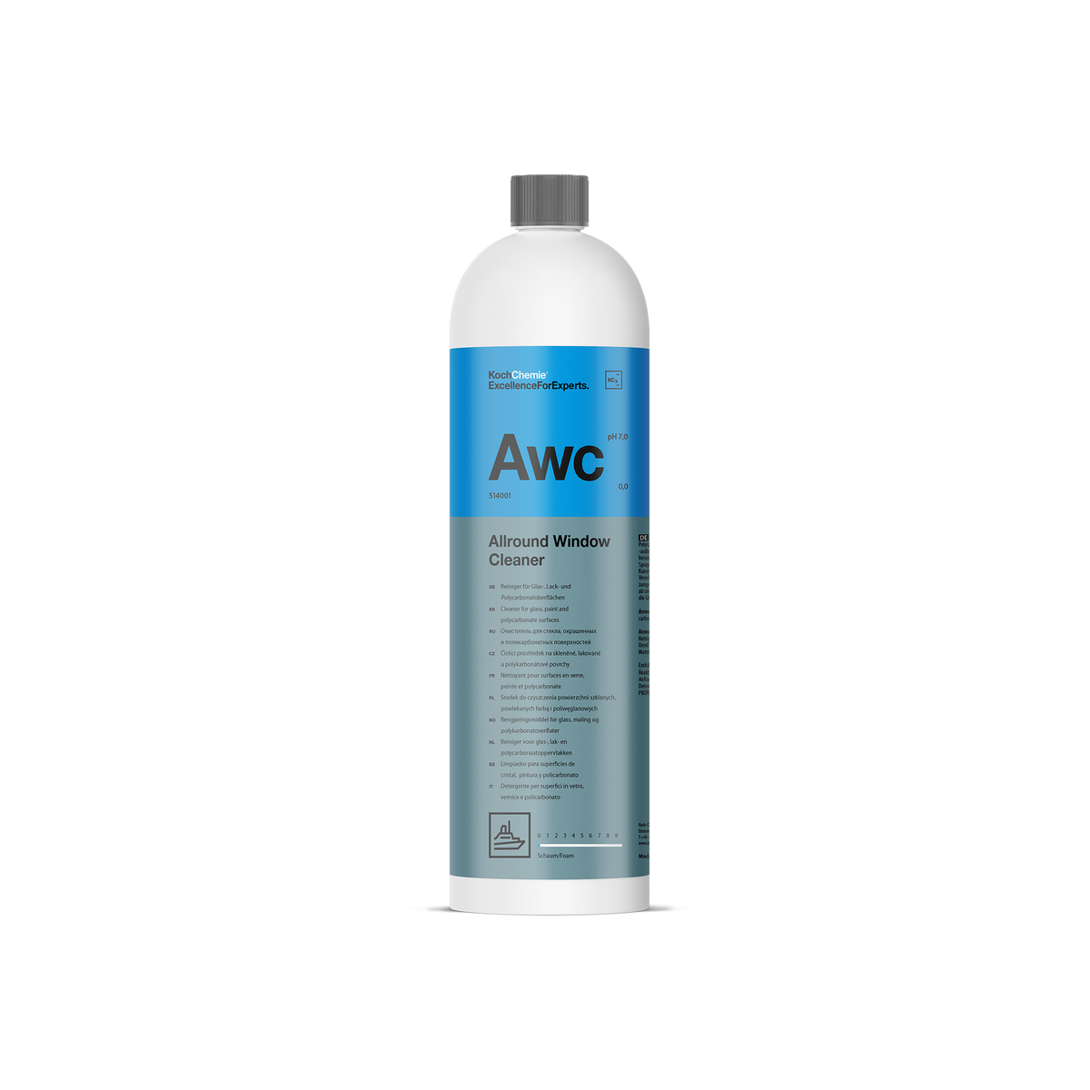 Allround Window Cleaner "Awc" limpiador para vidrio, pintura y policarbonato (línea marine)