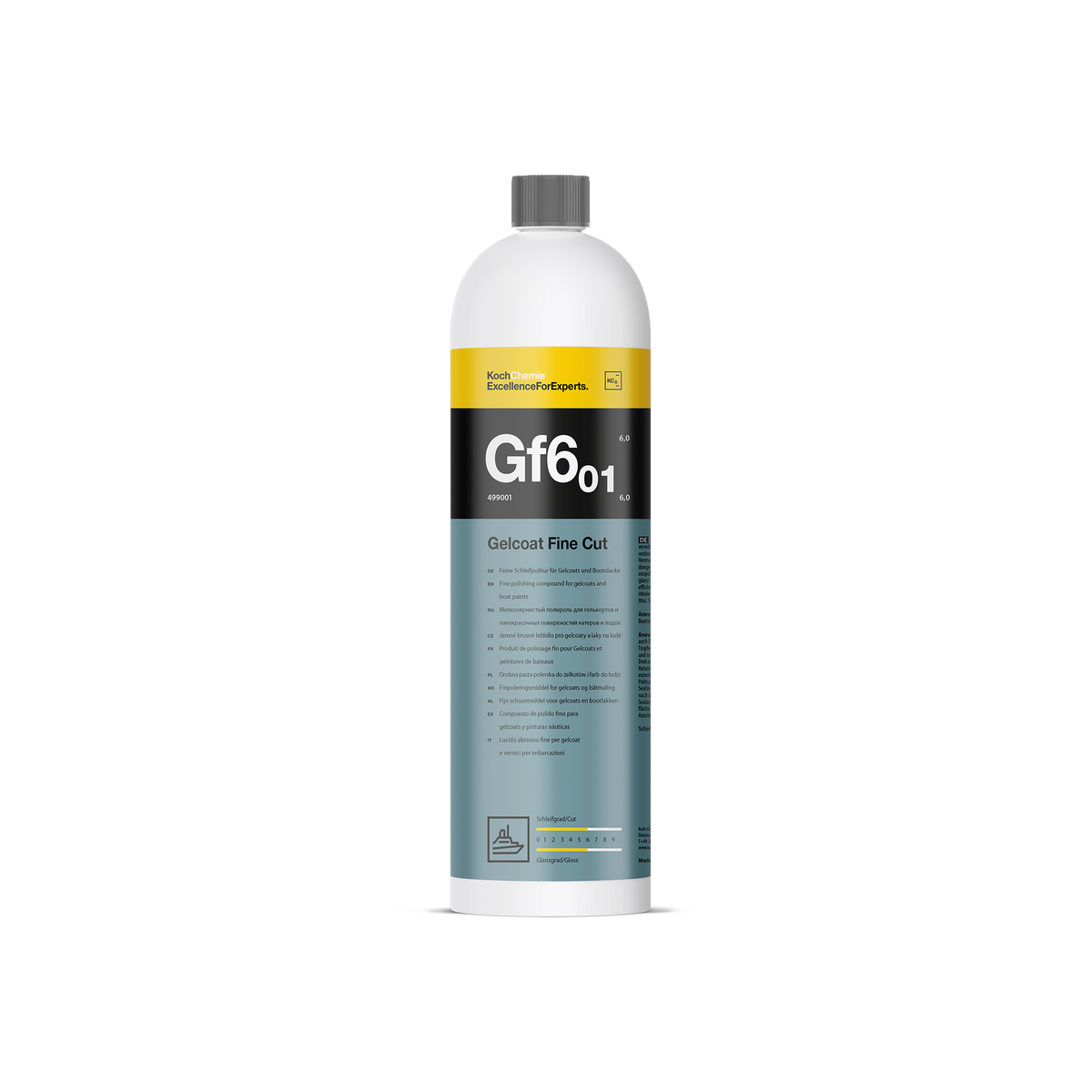 Gelcoat Fine Cut "Gf6.01" Pulido abrasivo fino para gelcoat y pintura náutica (línea Marine)