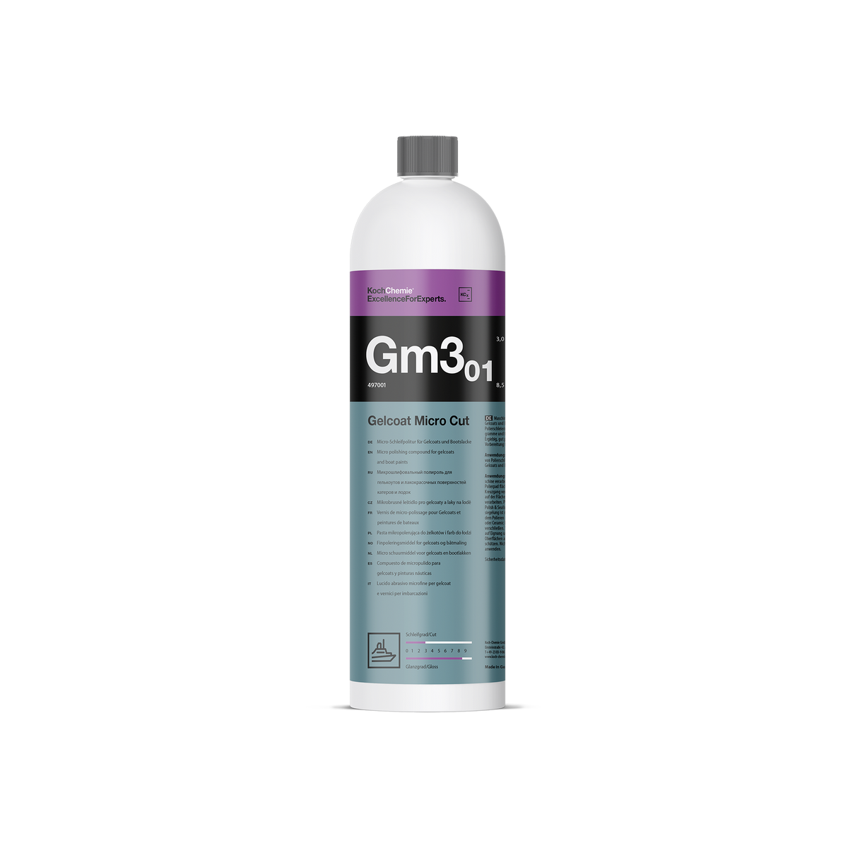 Gelcoat Micro Cut "Gm3.01" pulido micro-abrasivo para gelcoat y pintura náutica (Marine Line)