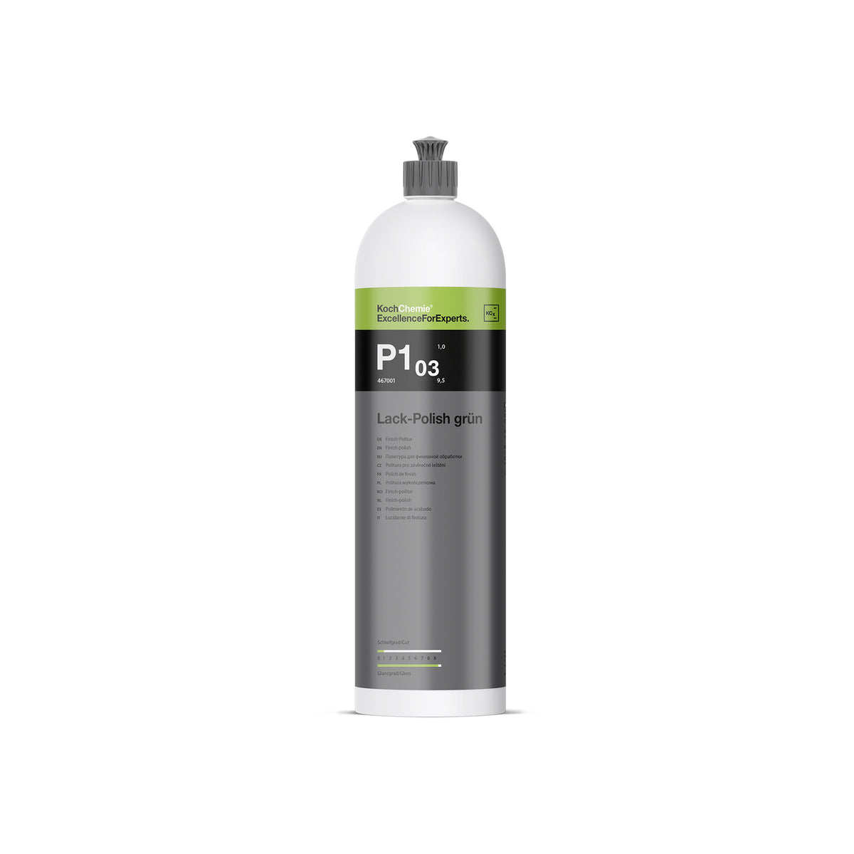 Lack-Polish groen "P1.03" finish-polish