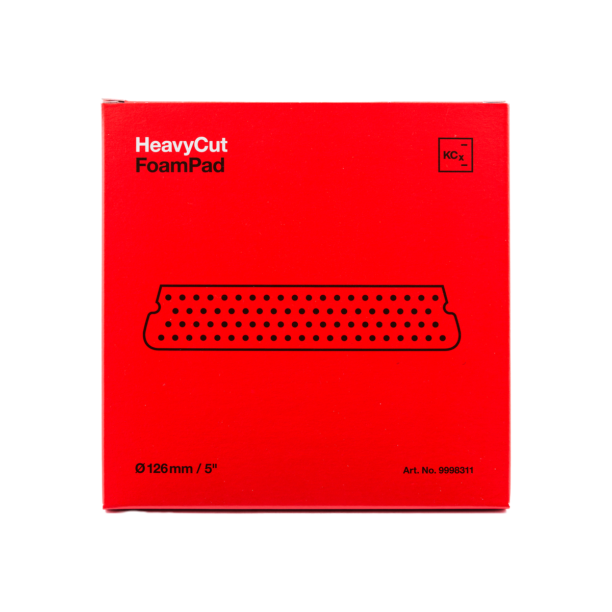 Heavy Cut Foam Pad "Rot" Abrasieve schuurspons / polijstpad (2024)