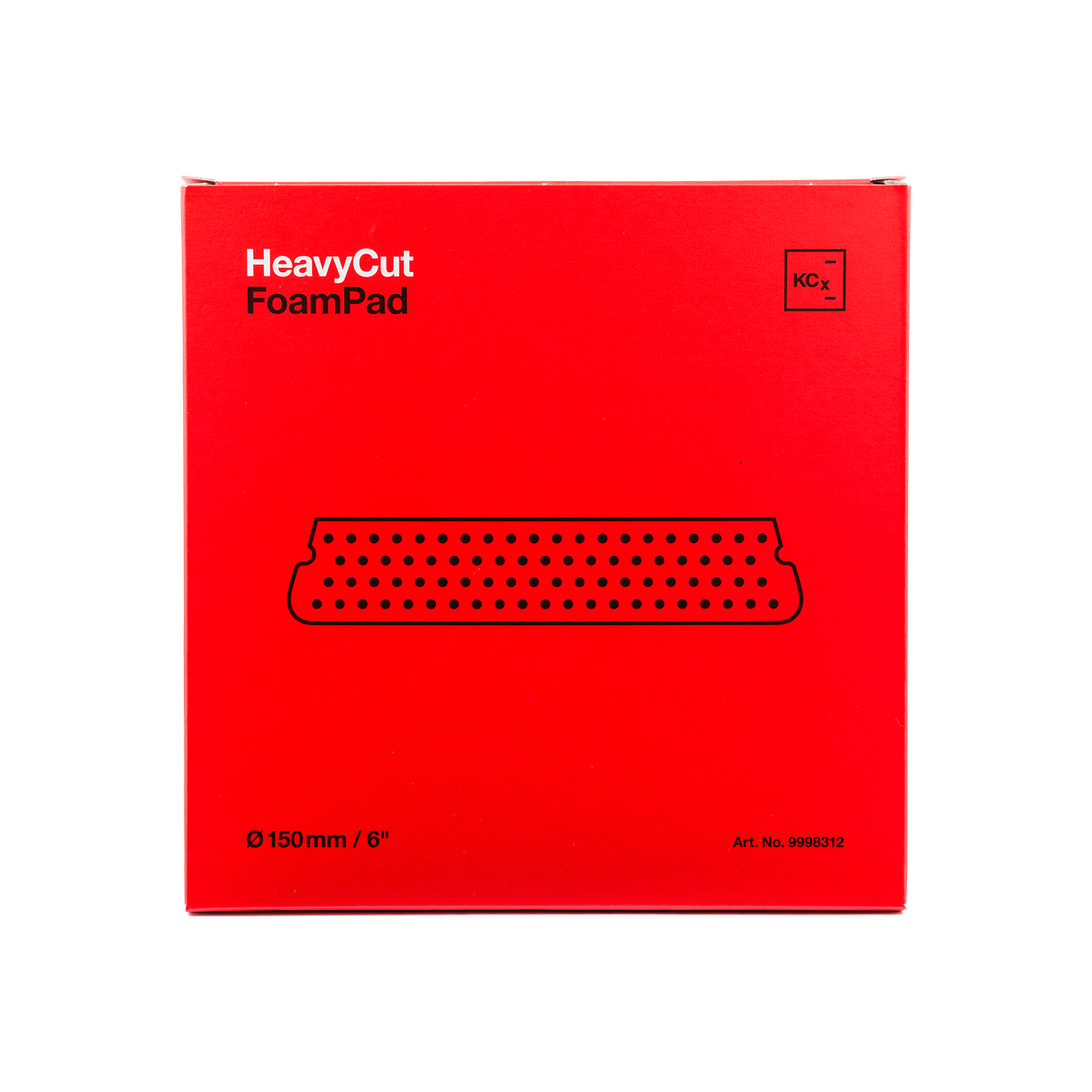 Heavy Cut Foam Pad "Rot" Abrasieve schuurspons / polijstpad (2024)