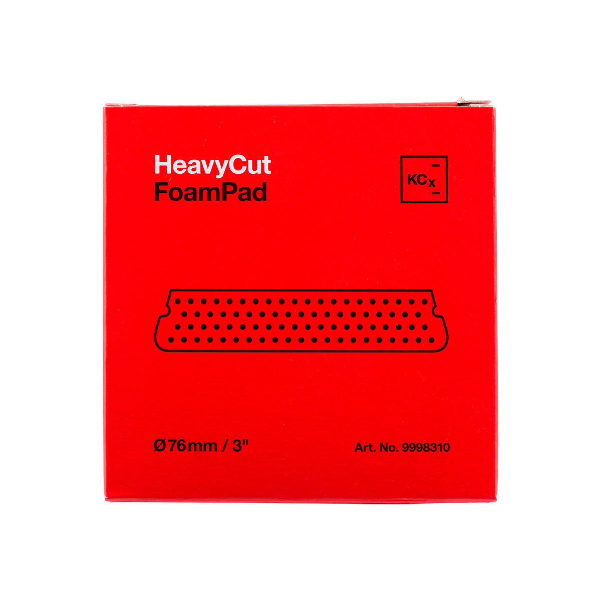 Heavy Cut Foam Pad "Rot" Abrasieve schuurspons / polijstpad (2024)