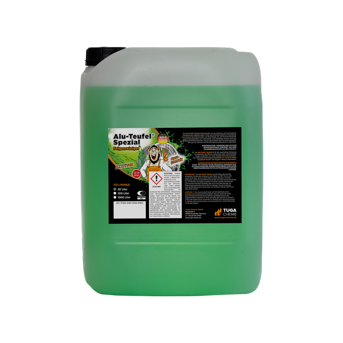 Alu-Teufel "Spezial"® (Verde) Limpiador de llantas