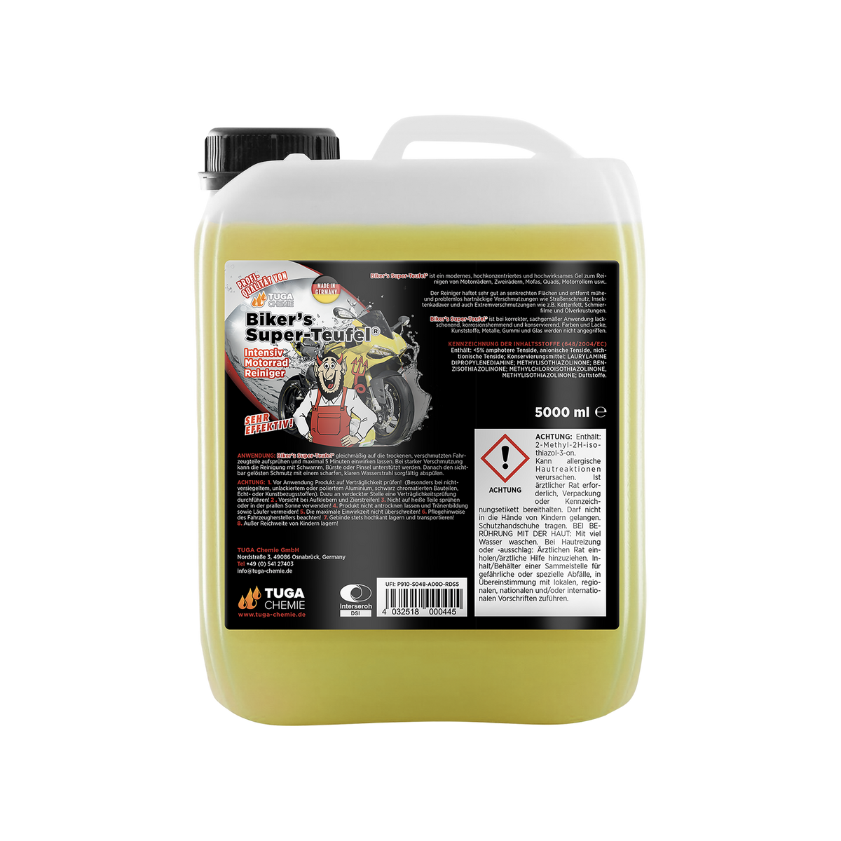 Tuga Chemie Biker's Super-Teufel® — Motorradreiniger 5 Liter