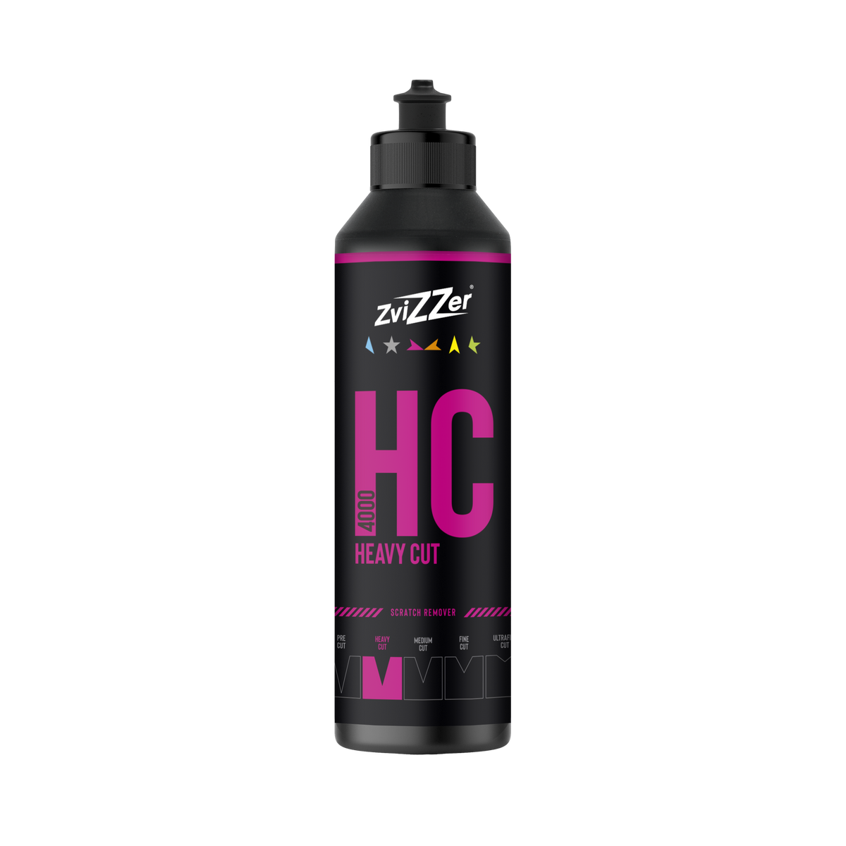 ZviZZer HC 4000 "Heavy Cut" (Rot) — Schleifpolitur 250 ml