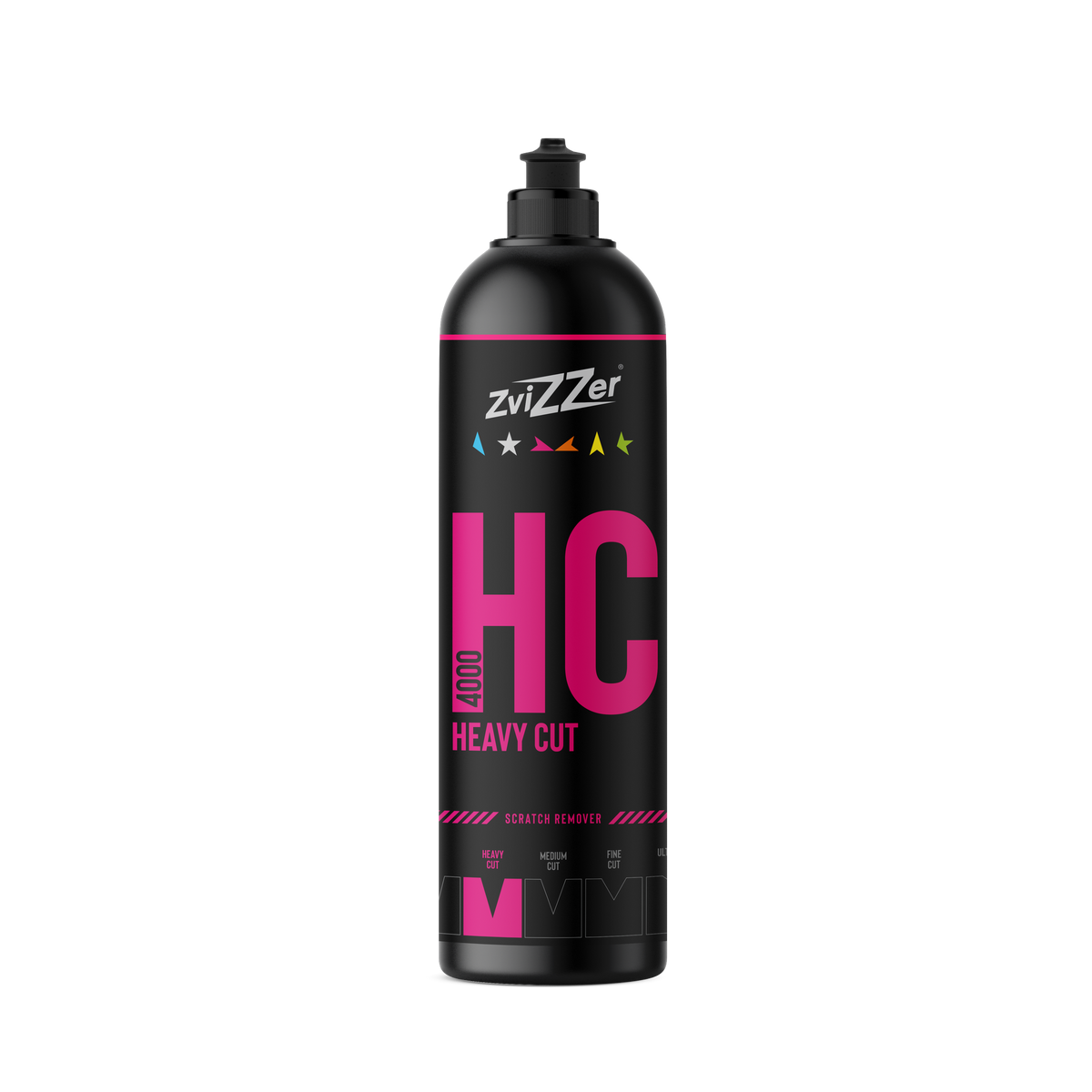 ZviZZer HC 4000 "Heavy Cut" (Rot) — Schleifpolitur 750 ml