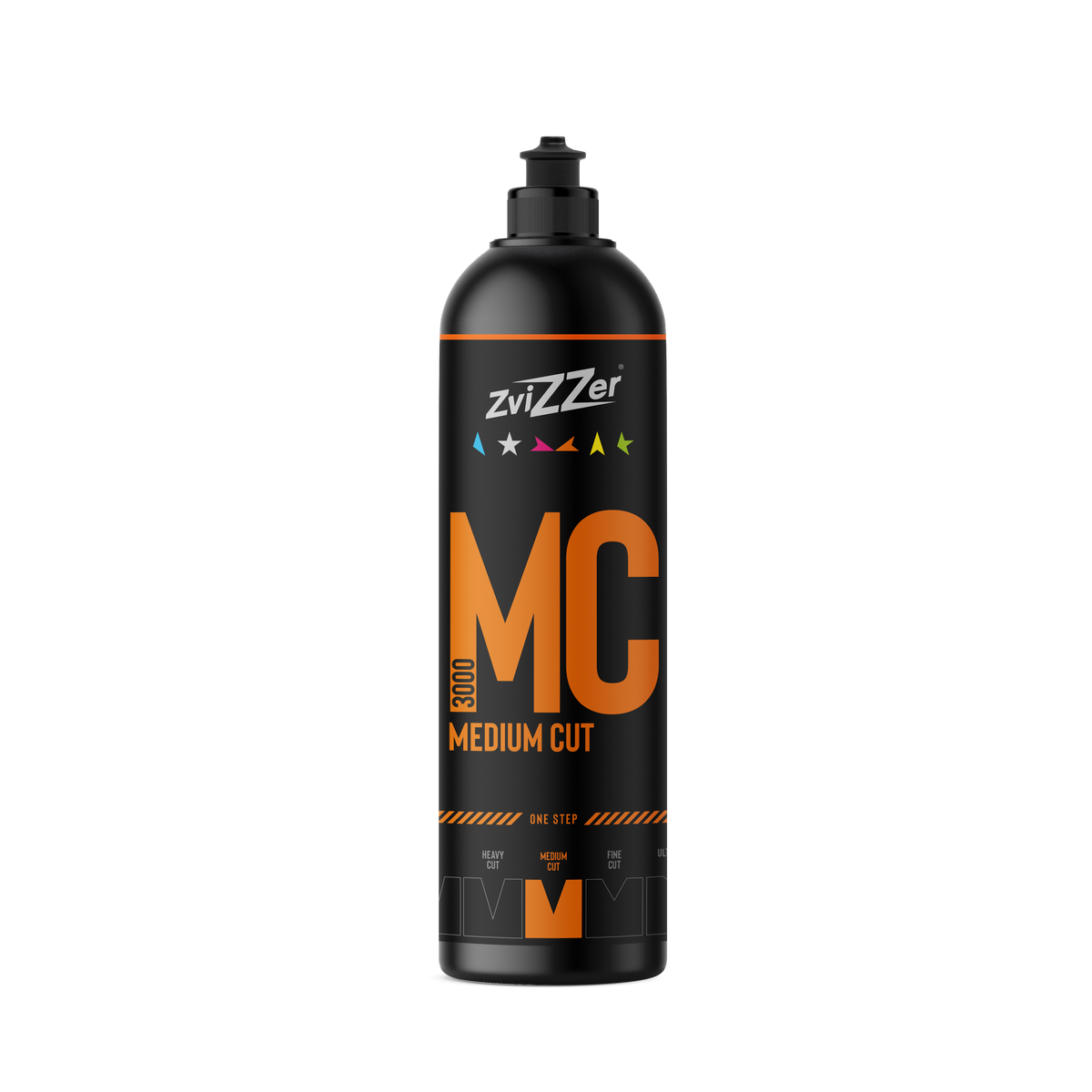 ZviZZer MC 3000 "Medium Cut" (Orange) — One-Step-Politur 750 ml