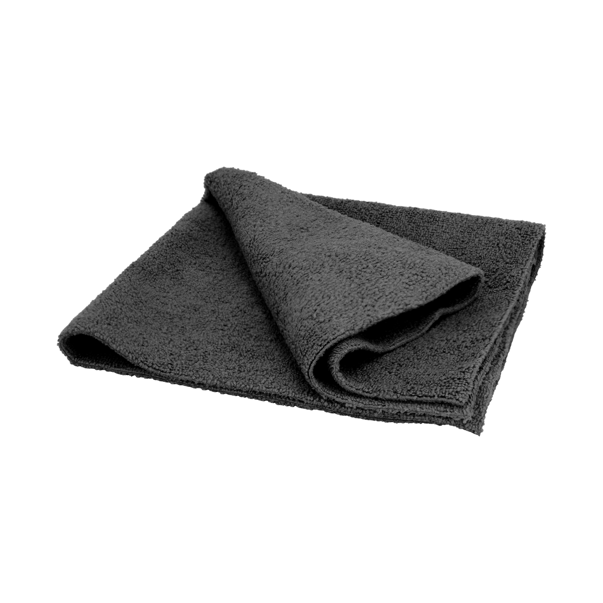 ZviZZer Microfiber Cloth “Edgeless” (300 GSM) — Mikrofasertuch Schwarz / 40 × 40 cm / 1 Stück