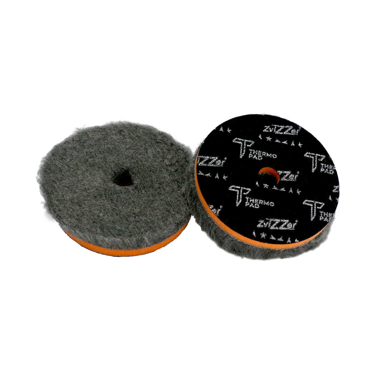 ZviZZer Thermo Nano Wool Pad (Orange) — Thermo-Wollpad Ø 130/25/130 mm / 1 Stück