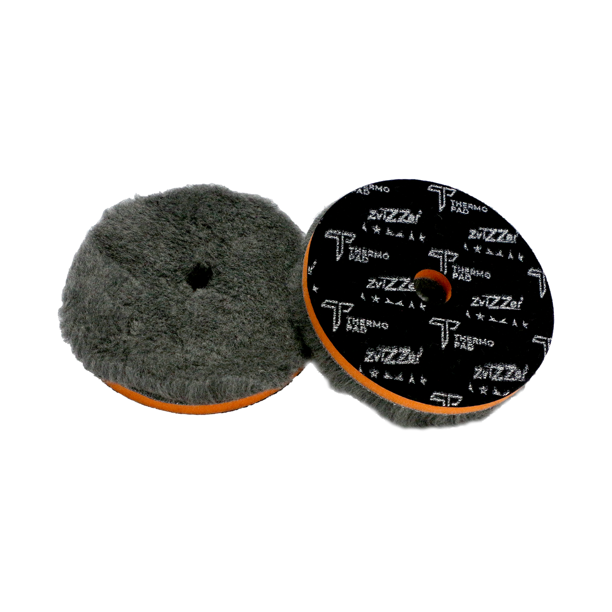 ZviZZer Thermo Nano Wool Pad (Orange) — Thermo-Wollpad Ø 160/25/160 mm / 1 Stück