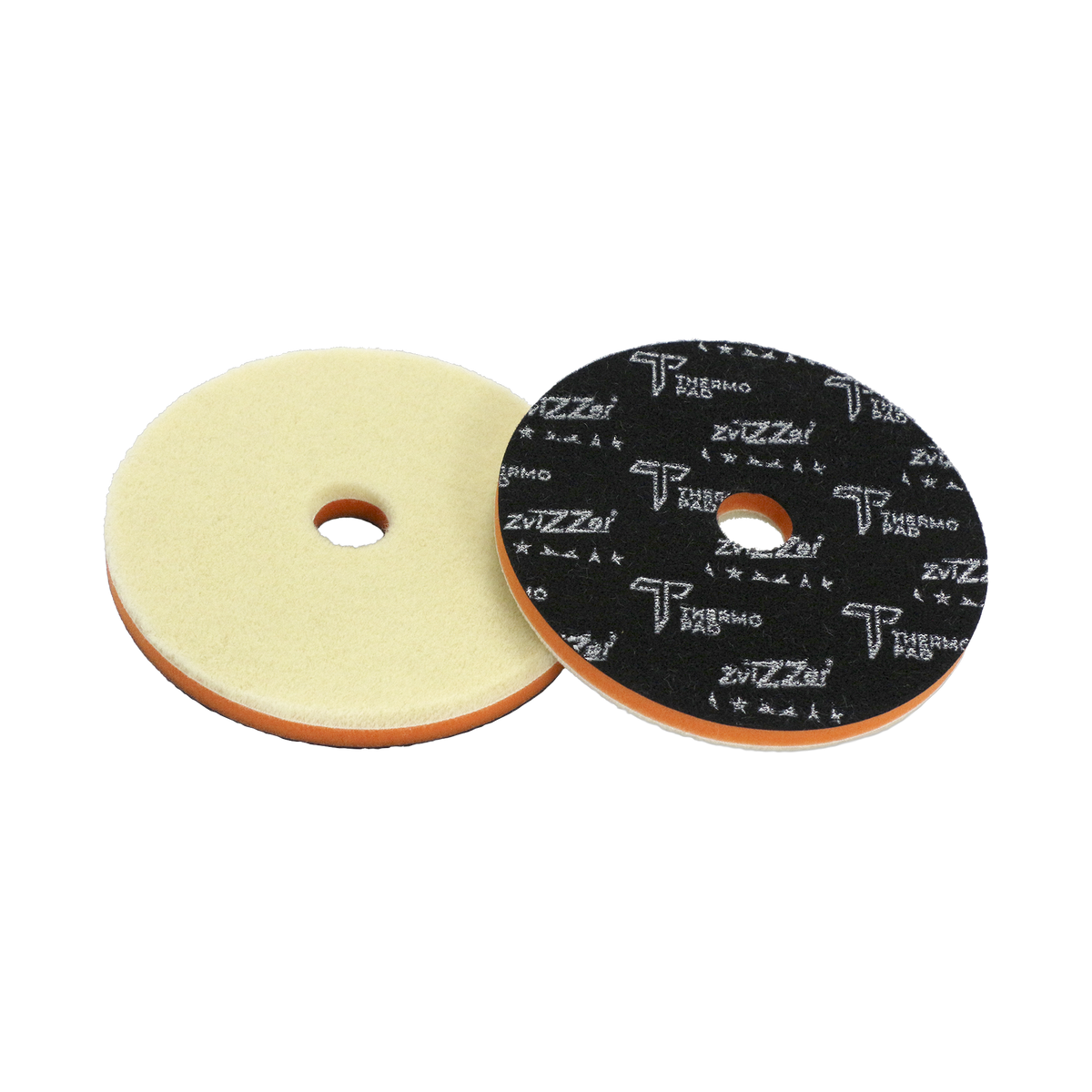ZviZZer Thermo Velour Pad (Orange) — Thermo-Velourspad Ø 160/15/160 mm / 1 Stück