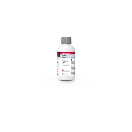 COLOURLOCK "Leather Fixative" to protect against color bleeding during washing