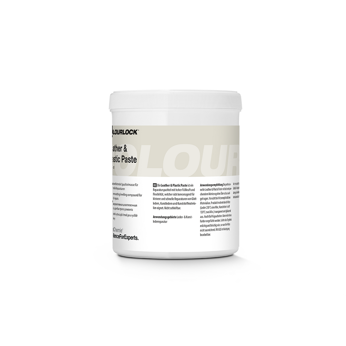 COLOURLOCK "Leather & Plastic Paste" Heat-Curing Filler for Quick Repairs