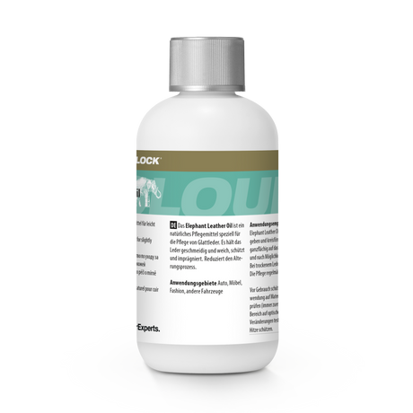 COLOURLOCK "Elephant Leather Oil" Natürliches Pflegemittel für leicht verhärtetes Leder