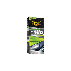 Meguiars ONE-STEP Paint Care 3 In 1 Wax Clean Polish Protect Politur 16 oz (473 ml)