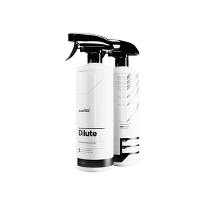 Butelka z atomizerem CarPro "Dilute" — cylindryczna butelka HDPE ze skalą (28/400)