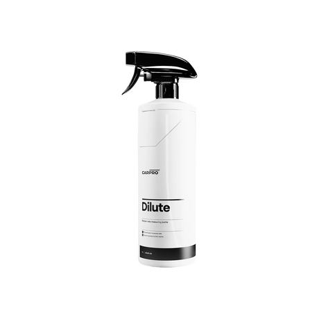 Butelka z atomizerem CarPro "Dilute" — cylindryczna butelka HDPE ze skalą (28/400)