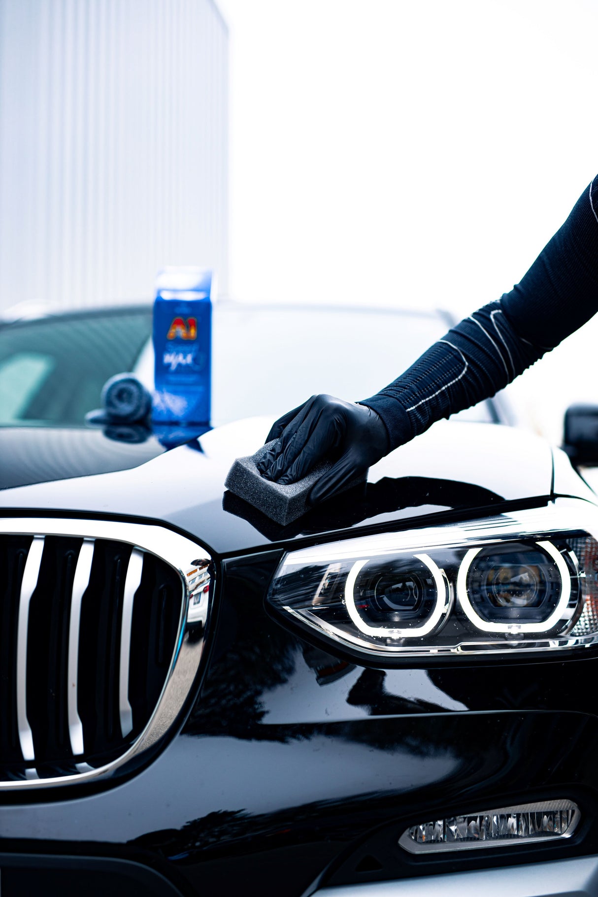 Detailing1 Dr. Wack A1 Speed Wax Plus 3 Sprühwachs — in der Anwendung