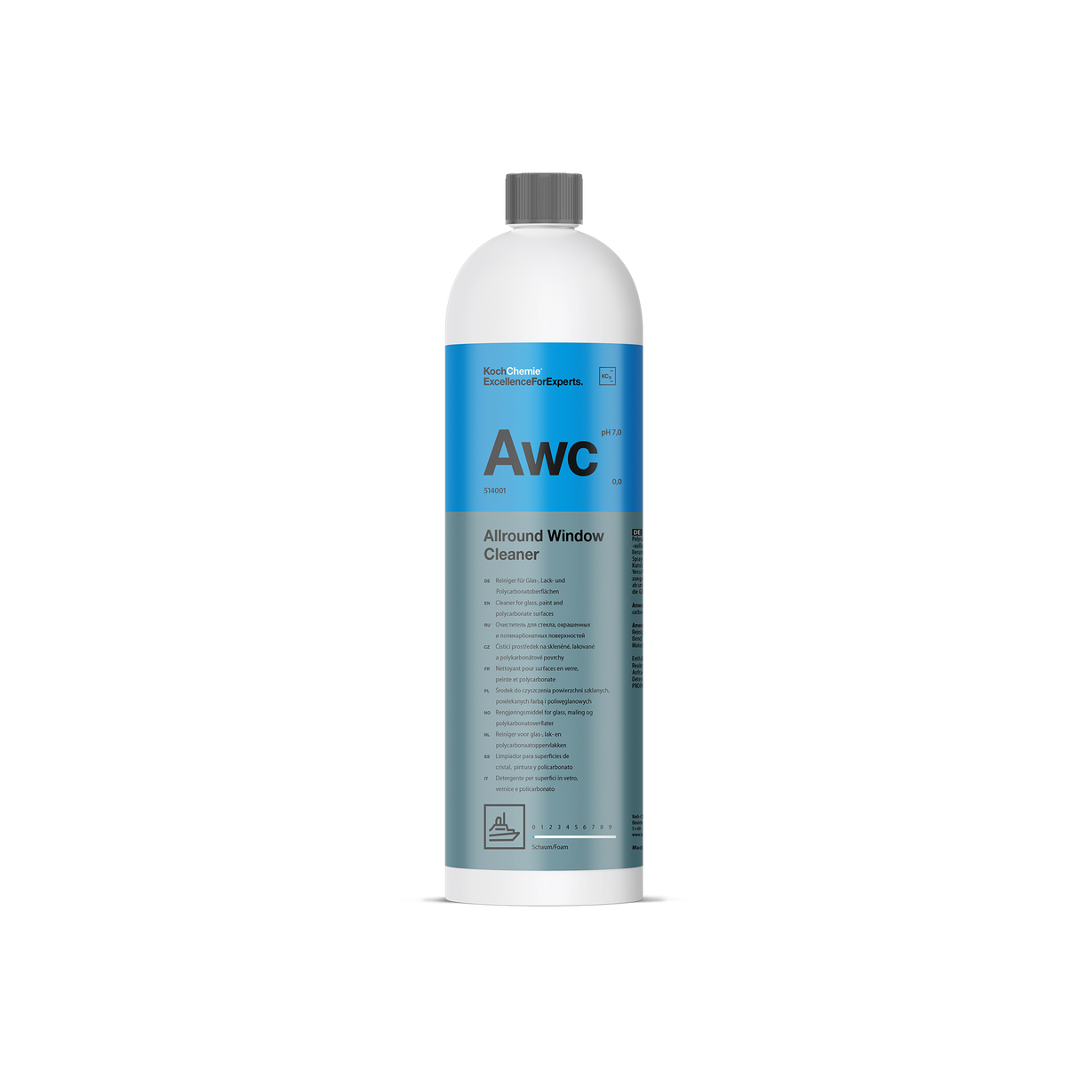 Allround Window Cleaner "Awc" nettoyant pour verre, peinture et polycarbonate (gamme marine)