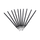 COLOURLOCK "Mini Brush" — Präzisionspinsel für Lederreparaturen 10-teiliges Set