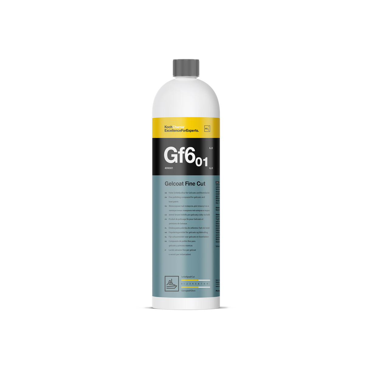 Gelcoat Fine Cut "Gf6.01" Drobna pasta tnąca do żelkotu i lakierów łodziowych (linia Marine)