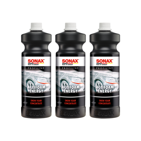 SONAX PROFILINE ActiFoam Energy Reinigungsschaum 3x 1 Liter Set