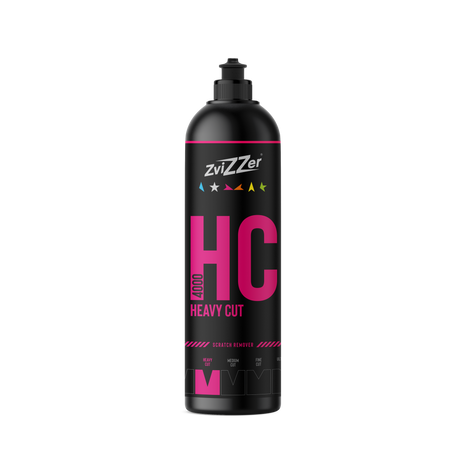 ZviZZer HC 4000 "Heavy Cut" (Rot) — Schleifpolitur 750 ml